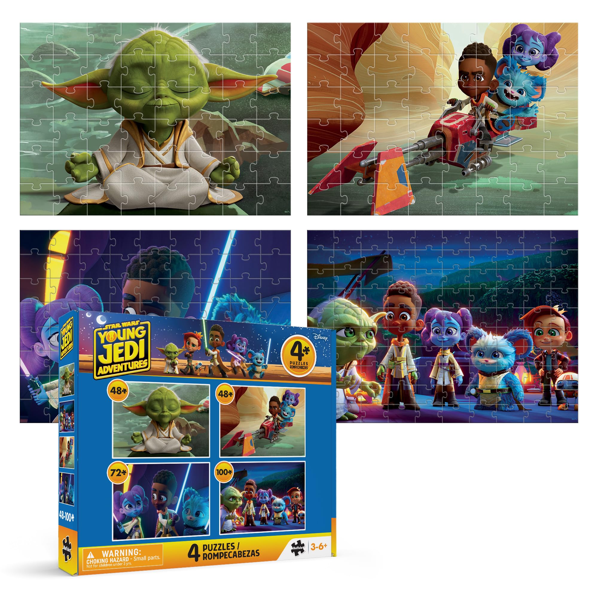 Amazon.com: Star Wars Young Jedi Adventures - 4 in 1 Kids